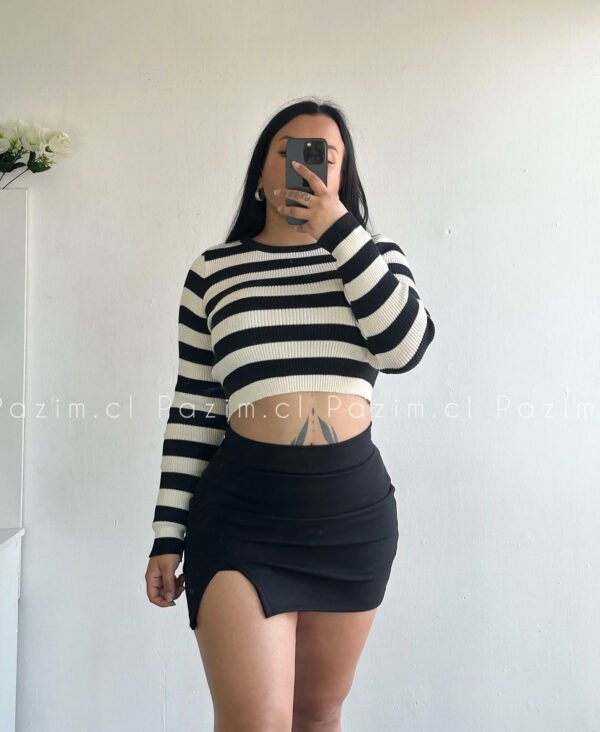 Falda short interior y gamuza - Imagen 2
