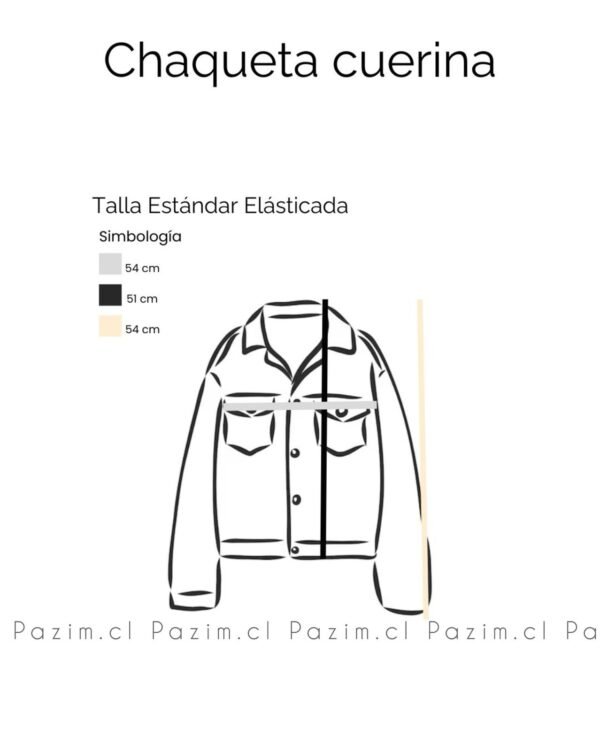 Chaqueta cuerina - Imagen 3
