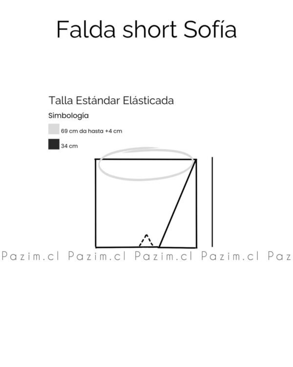 Falda short Sofía - Imagen 4