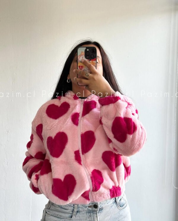 Polerón teddy corazón - Imagen 2