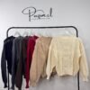 Sweater trenzado largo