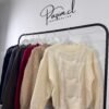 Sweater trenzado largo - Imagen 2