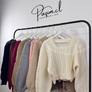 Sweater cuello cuadrado