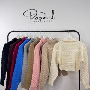Sweater tortuga trenzado
