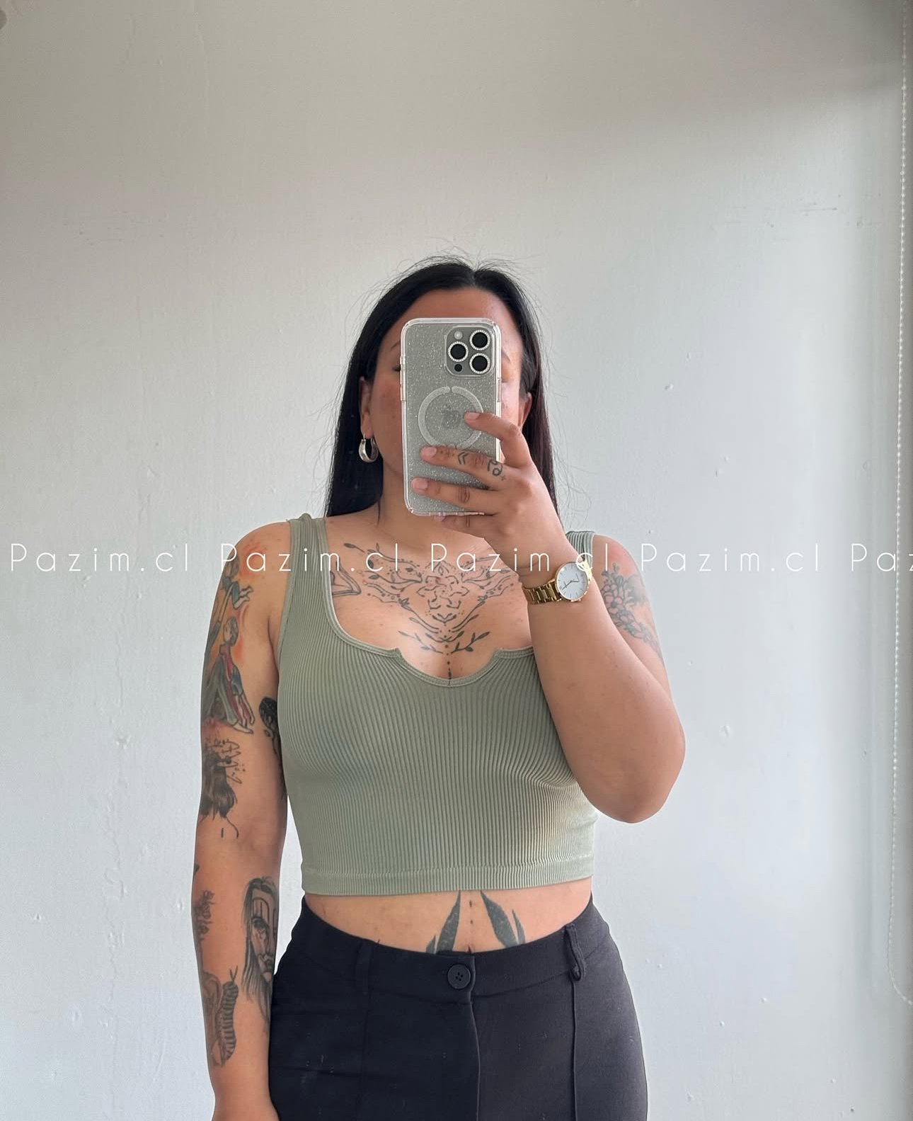 Crop V verano rib - Imagen 2