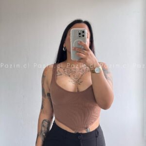 Crop punta rib verano