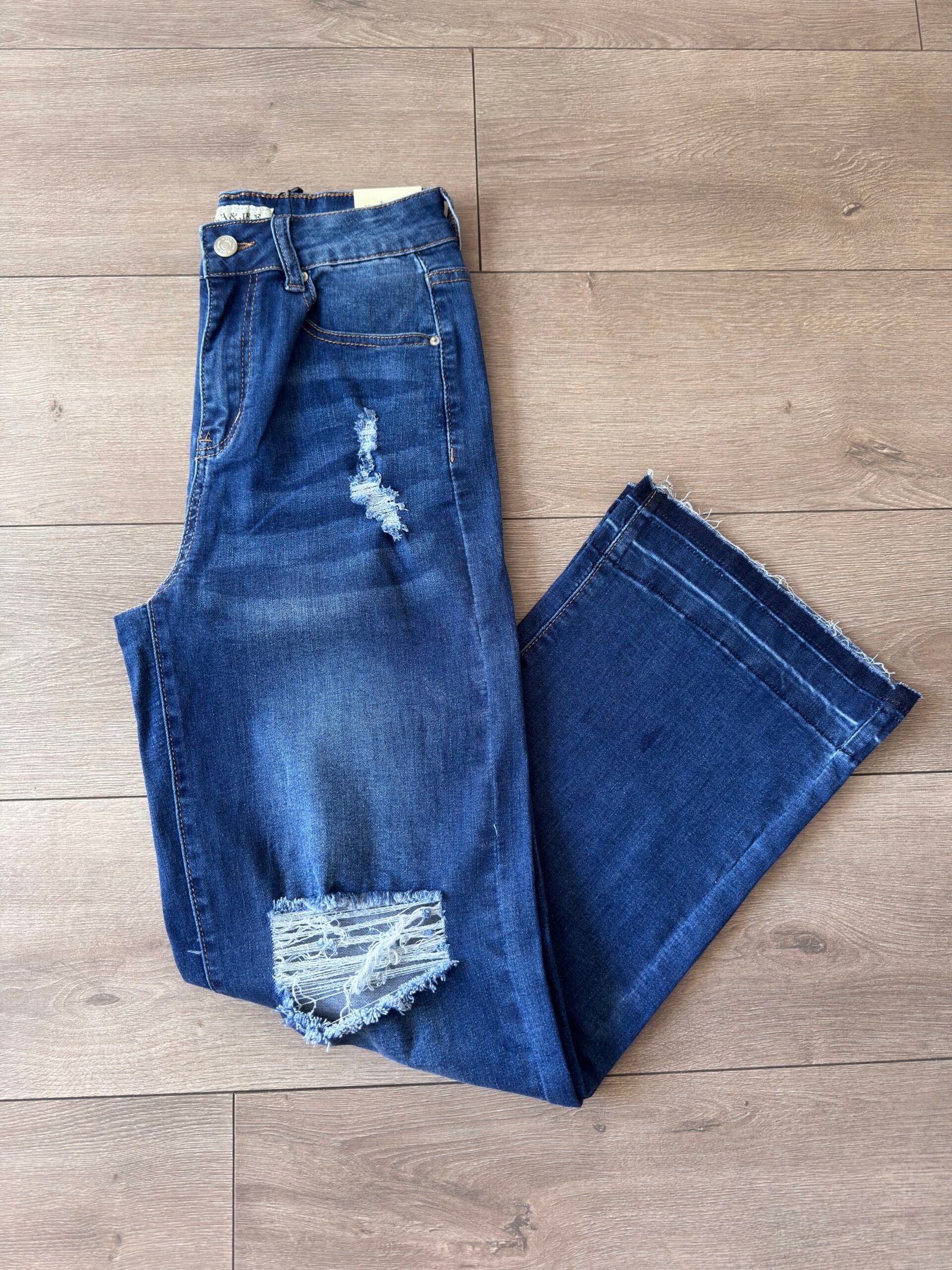 Wide leg azul destroyer - Imagen 3