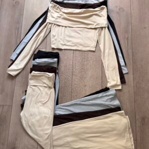 Conjunto pantalón y Crop bote