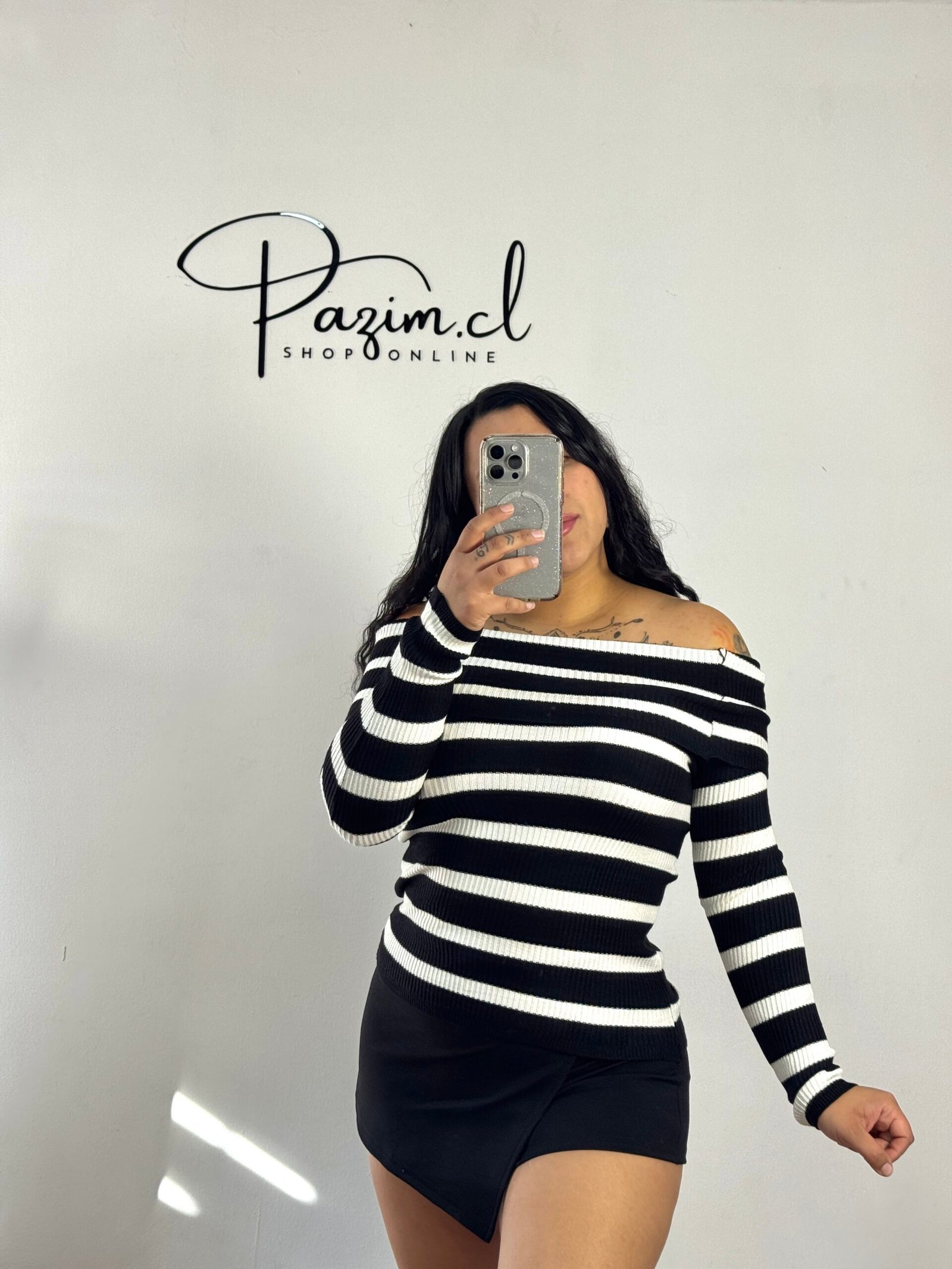 Sweater bote rayado - Imagen 3