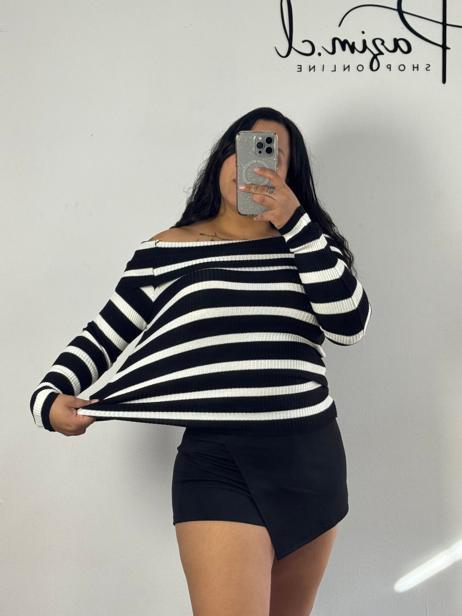 Sweater bote rayado - Imagen 2