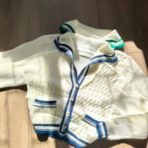 Sweater botón trenzado
