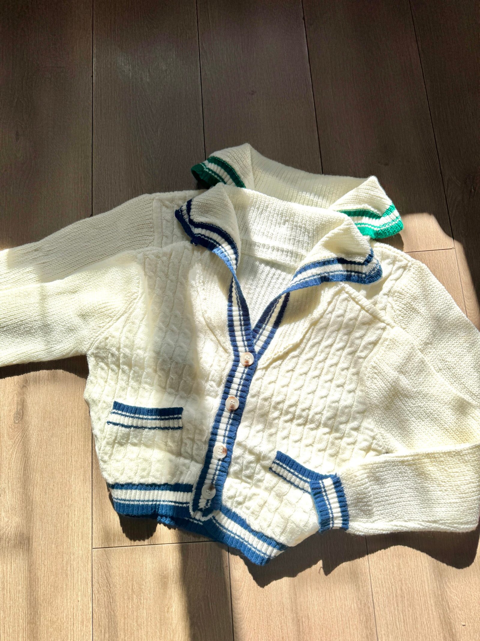 Sweater botón trenzado
