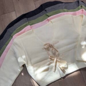 Sweater lazo estilo coreano