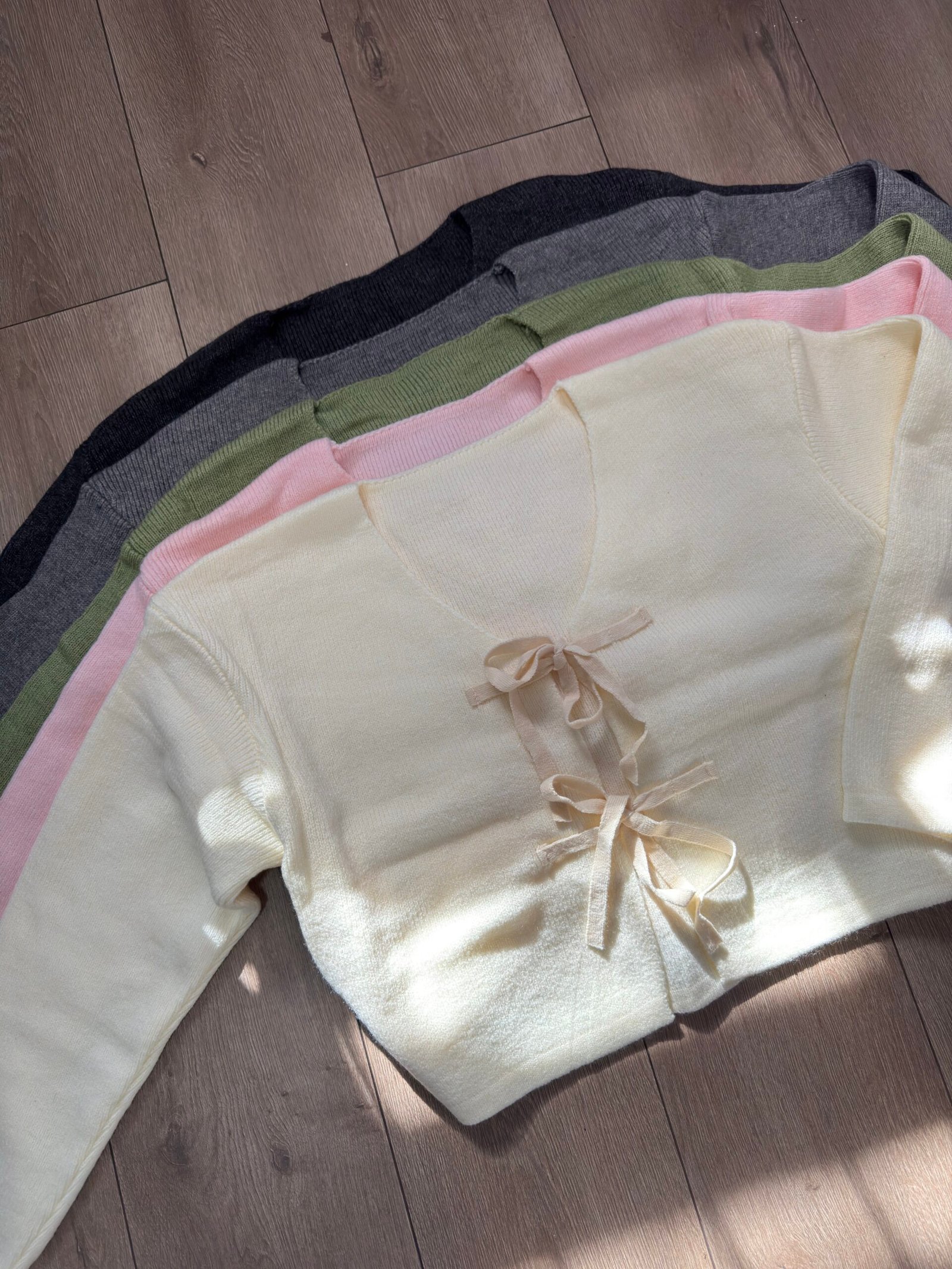Sweater lazo estilo coreano