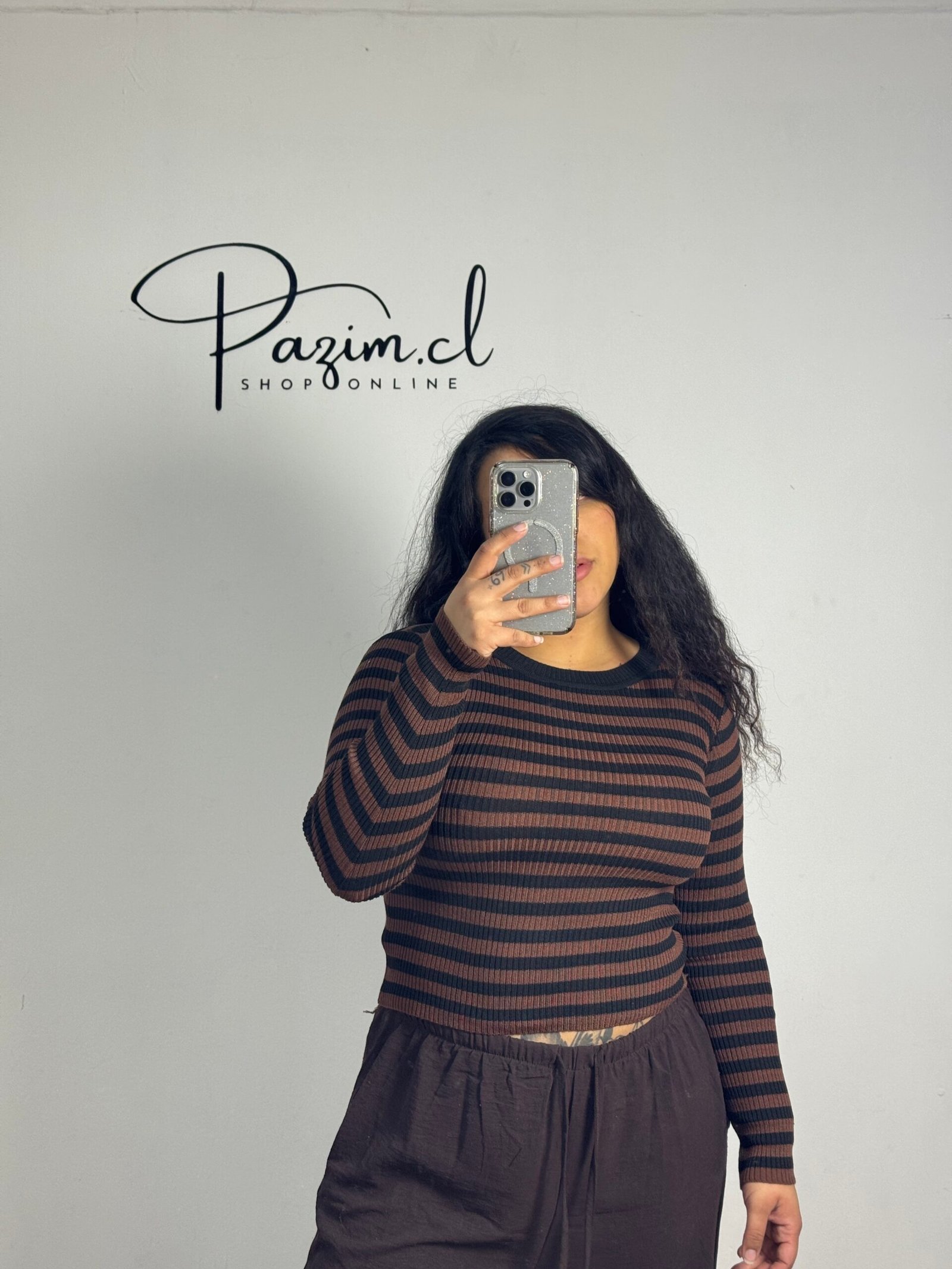 Sweater rayado redondo - Imagen 3
