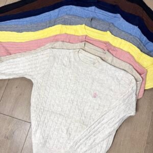 Sweater redondo trenzado