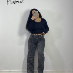 Wide leg gris premium