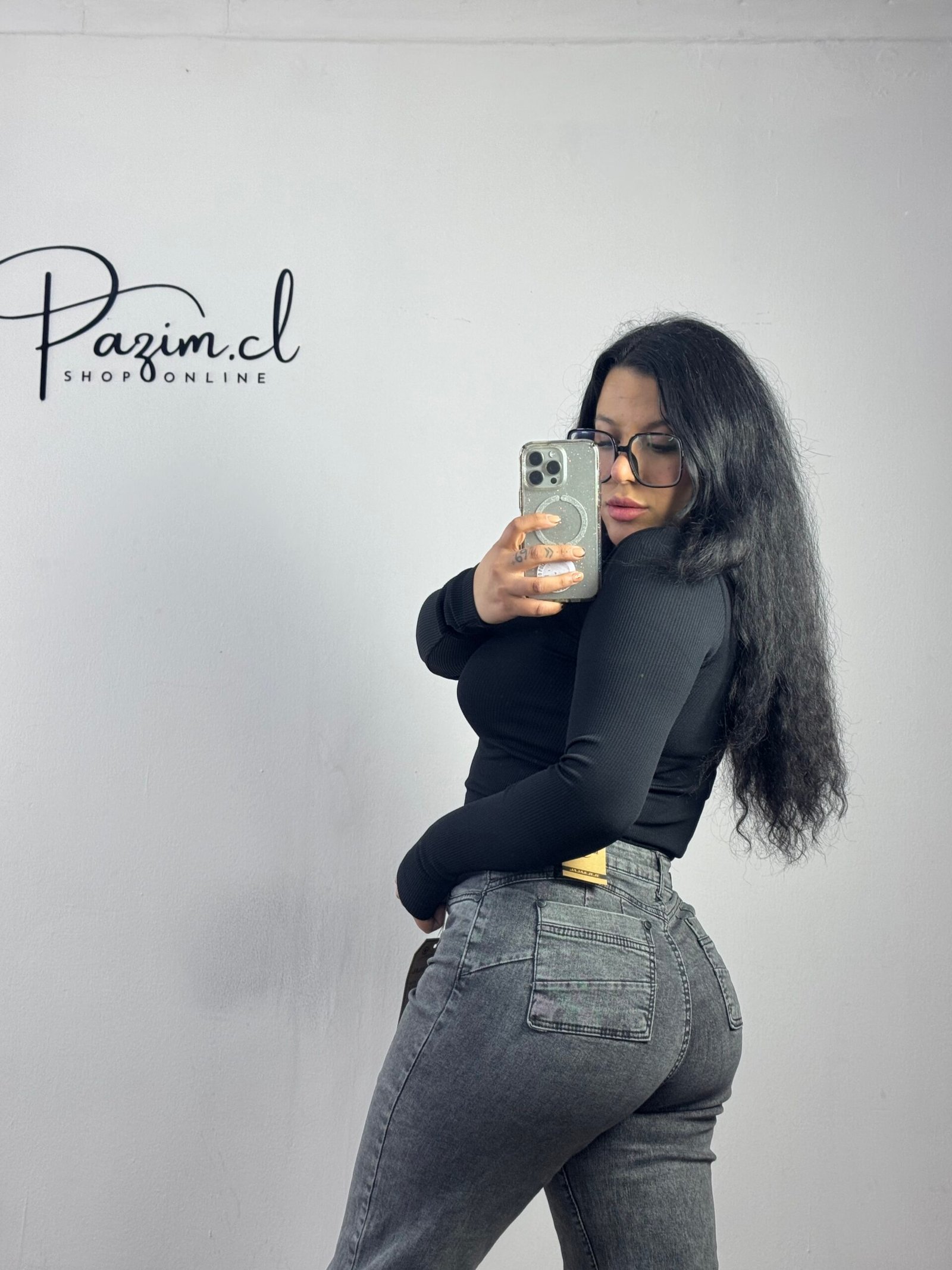Wide leg gris premium - Imagen 2