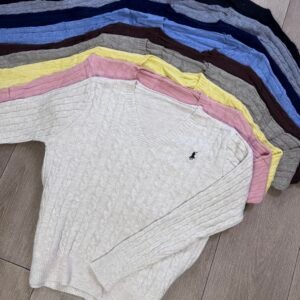 Sweater trenzado V