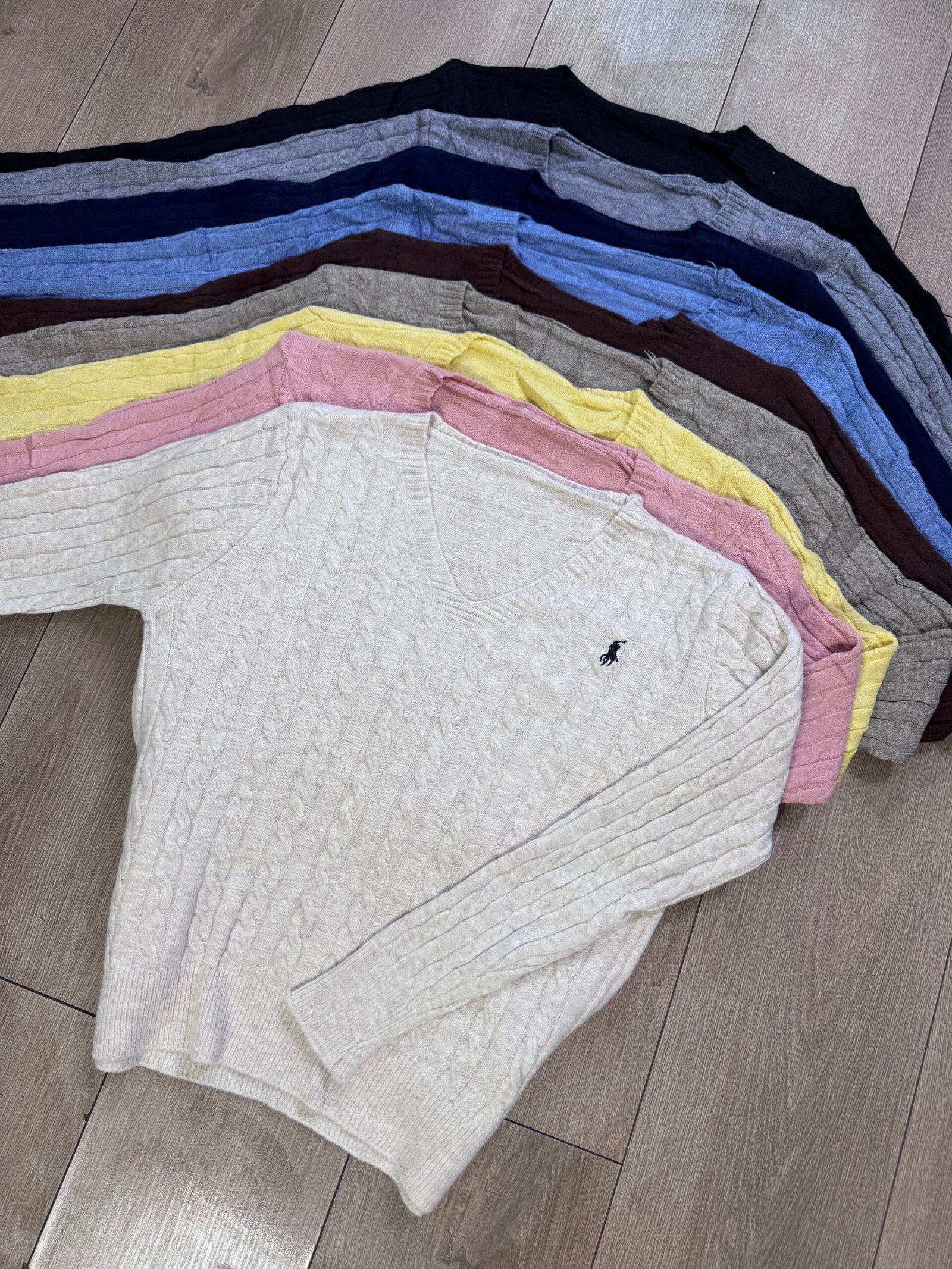 Sweater trenzado V