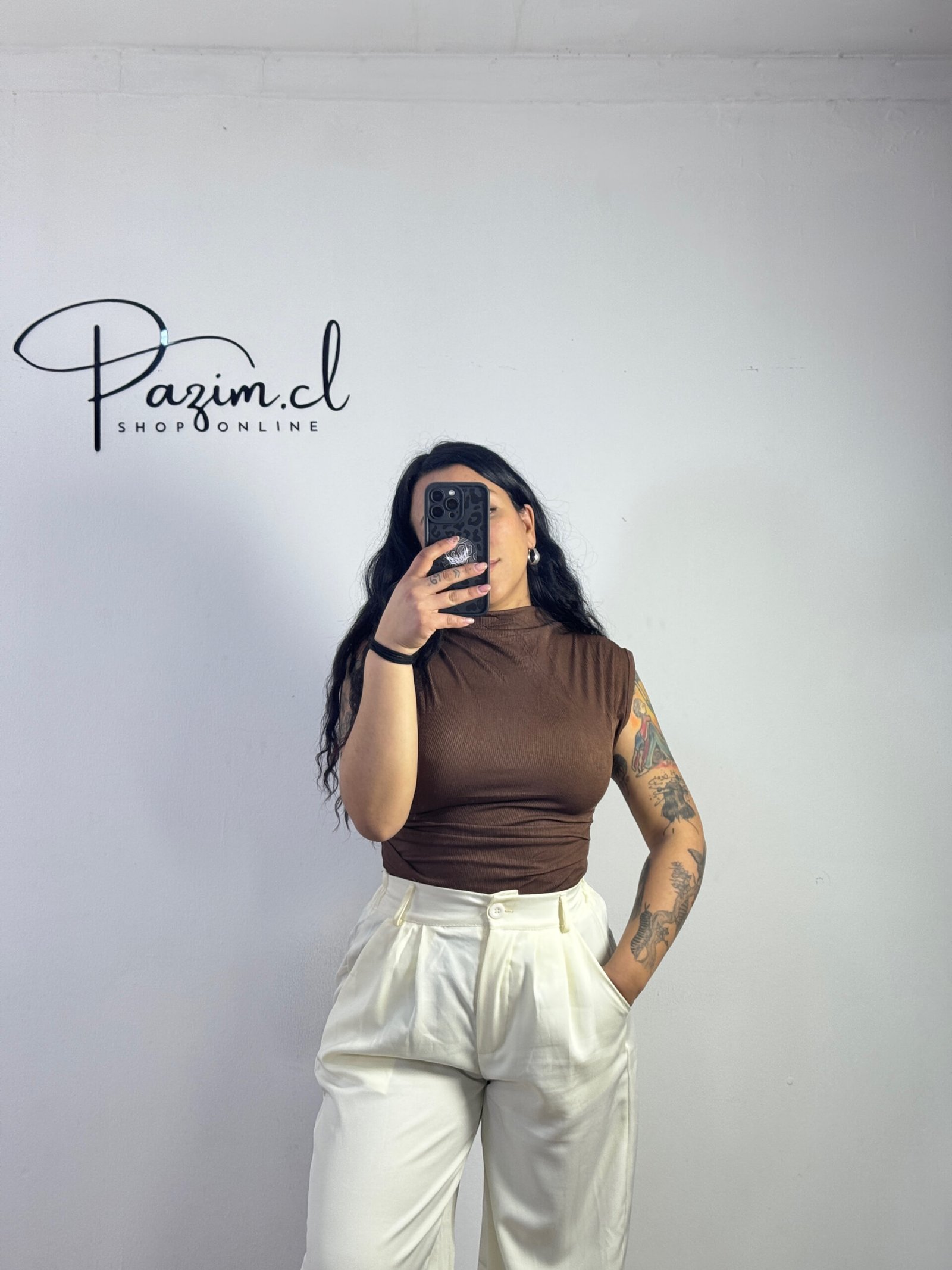 Polera milan cuello alto