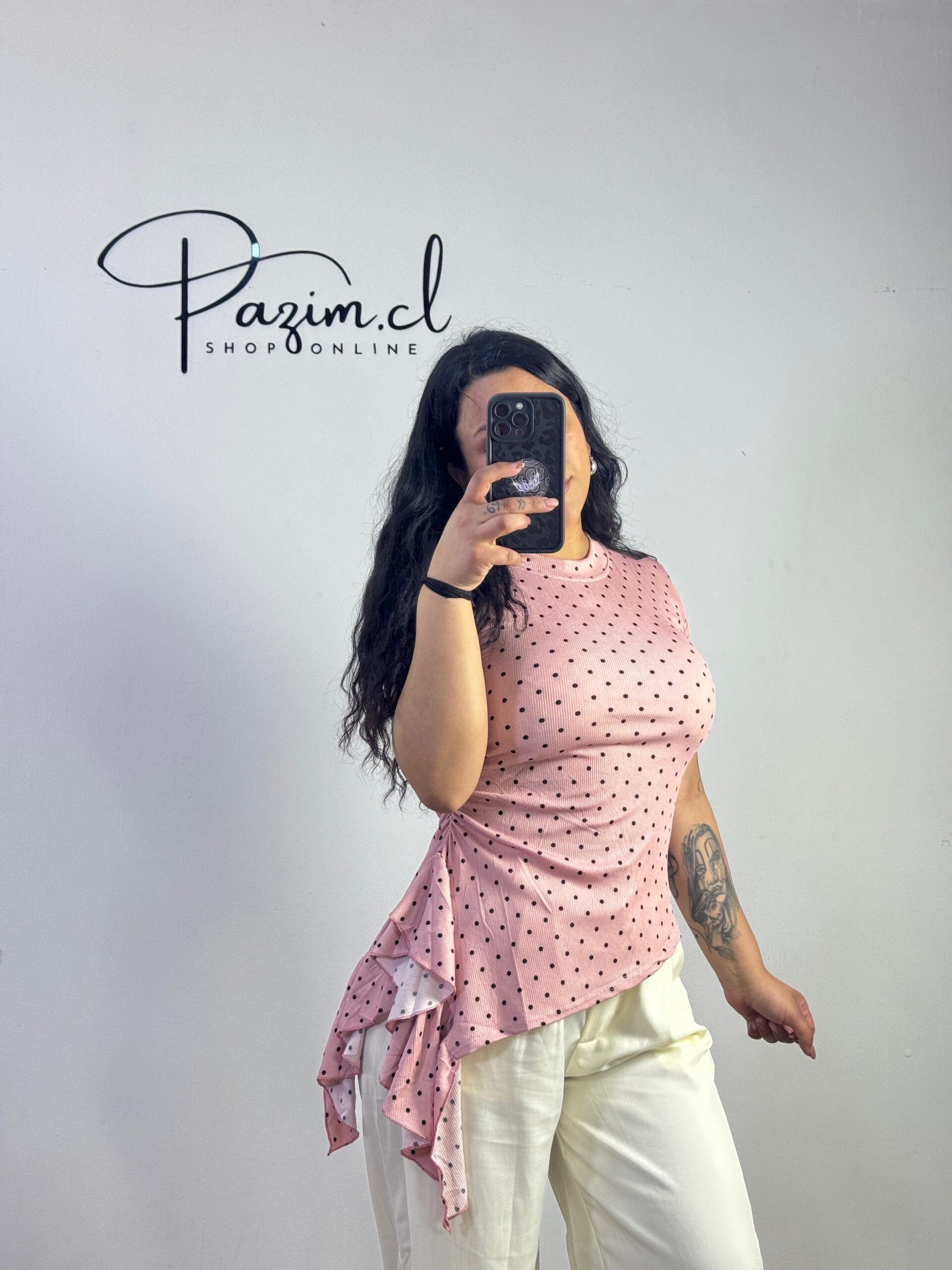 Polera lunares vuelitos - Imagen 4