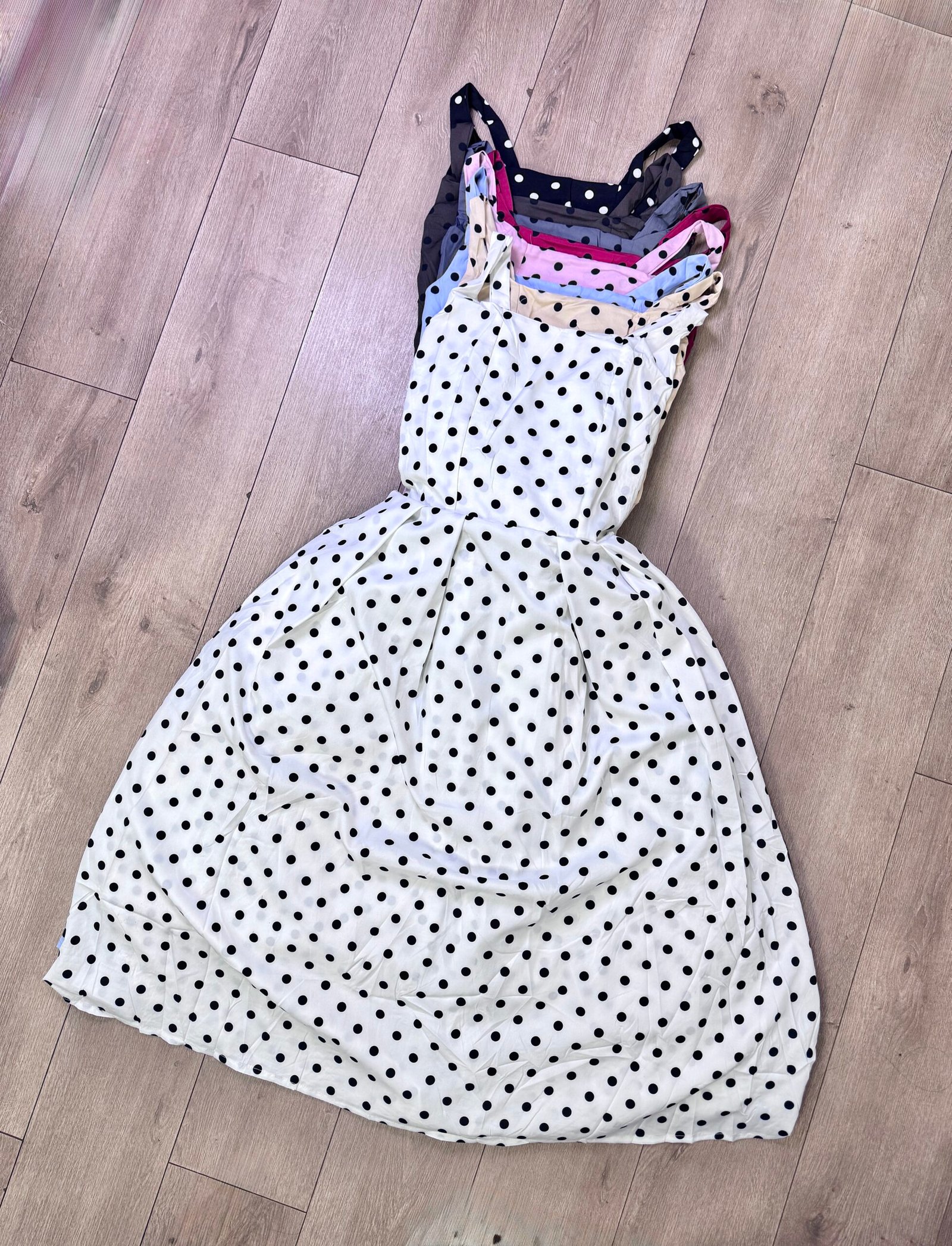 Vestido largo lunares - Imagen 4
