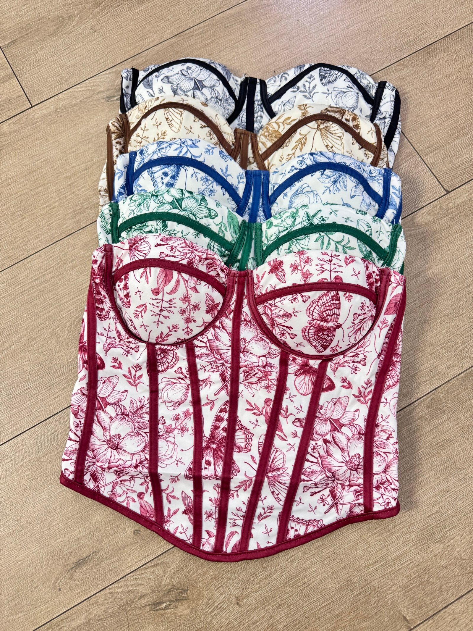 Crop corset flor - Imagen 2